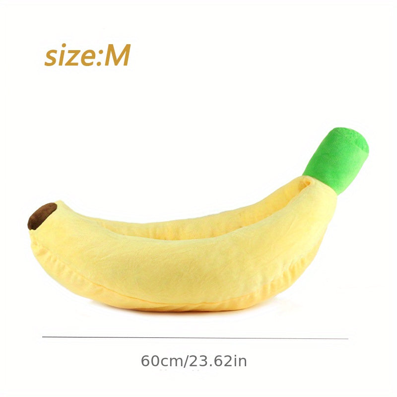 Comoda cuccia a forma di banana - lavabile e resistente