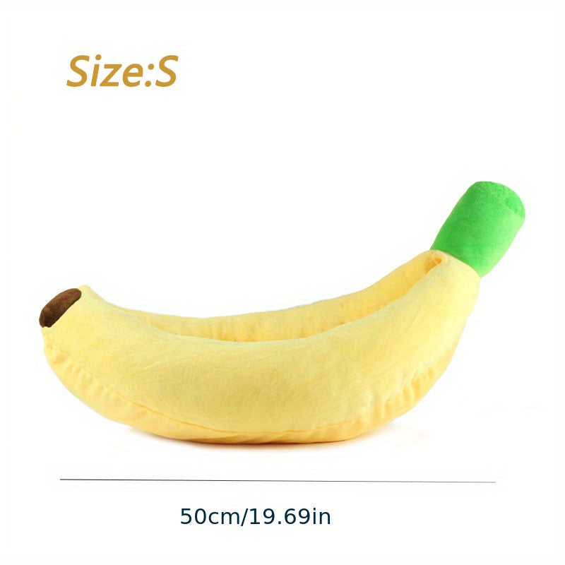 Comoda cuccia a forma di banana - lavabile e resistente