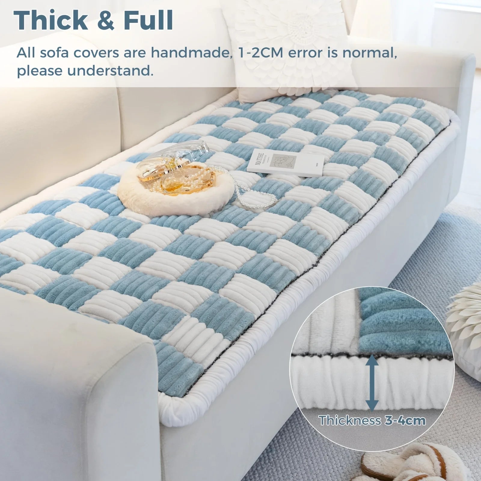 Copri divano per animali domestici, soffice e antiscivolo