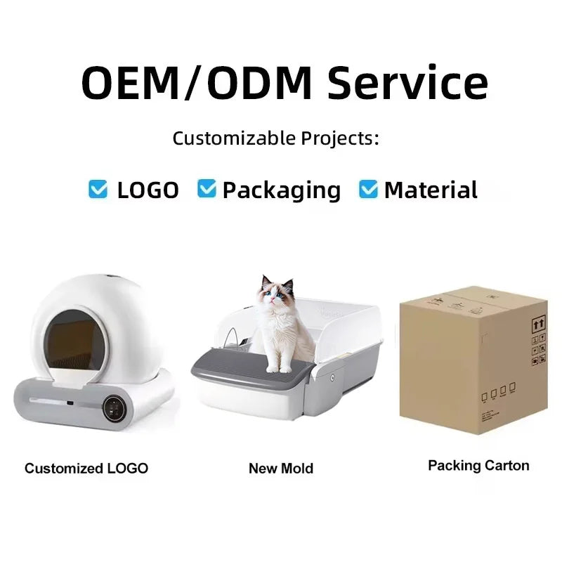 Lettiera automatica e autopulente per gatti