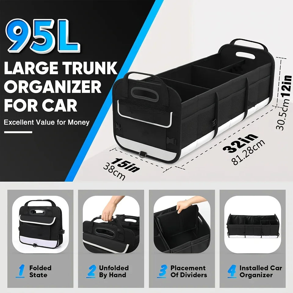 Portaoggetti per animali domestici da viaggio per bagagli di grandi dimensioni con 5 scomparti e maniglia rinforzata con cinghie di fissaggio