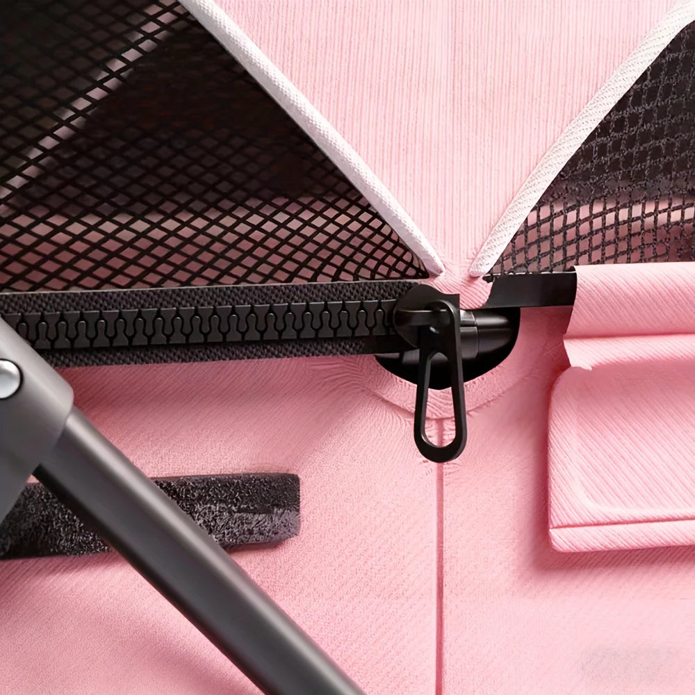 Passeggino per animali domestici, adatto per cani di piccola e media taglia