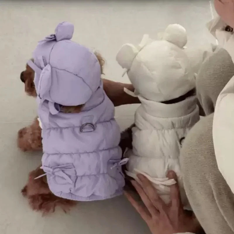 Cappotto invernale imbottito per cani