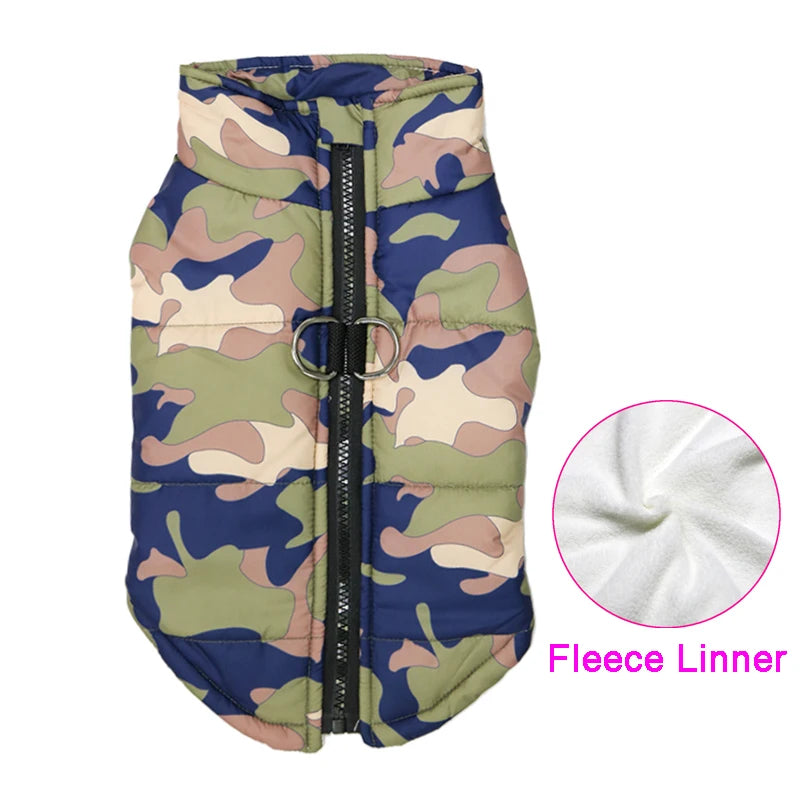 Gilet impermeabile per animali domestici - Giacca con cerniera per cani di taglia piccola, media e grande