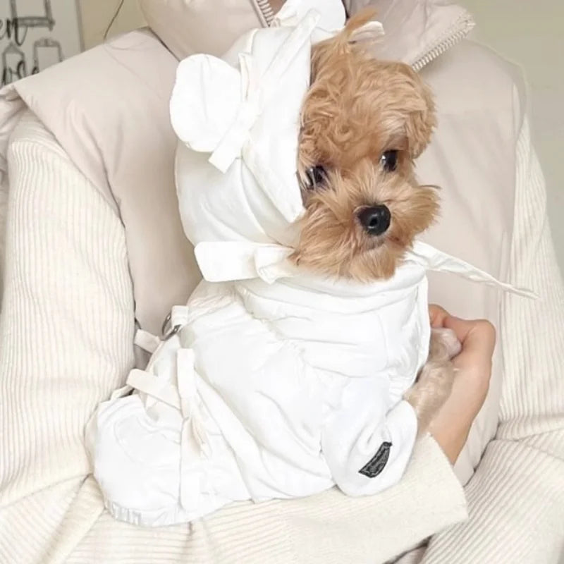 Cappotto invernale imbottito per cani