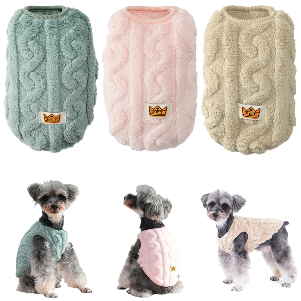 Maglione in pile per cani da piccola taglia