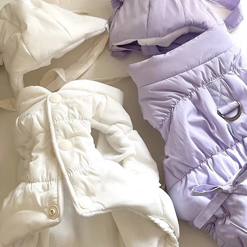 Cappotto invernale imbottito per cani