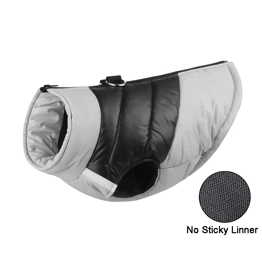 Gilet impermeabile per animali domestici - Giacca con cerniera per cani di taglia piccola, media e grande