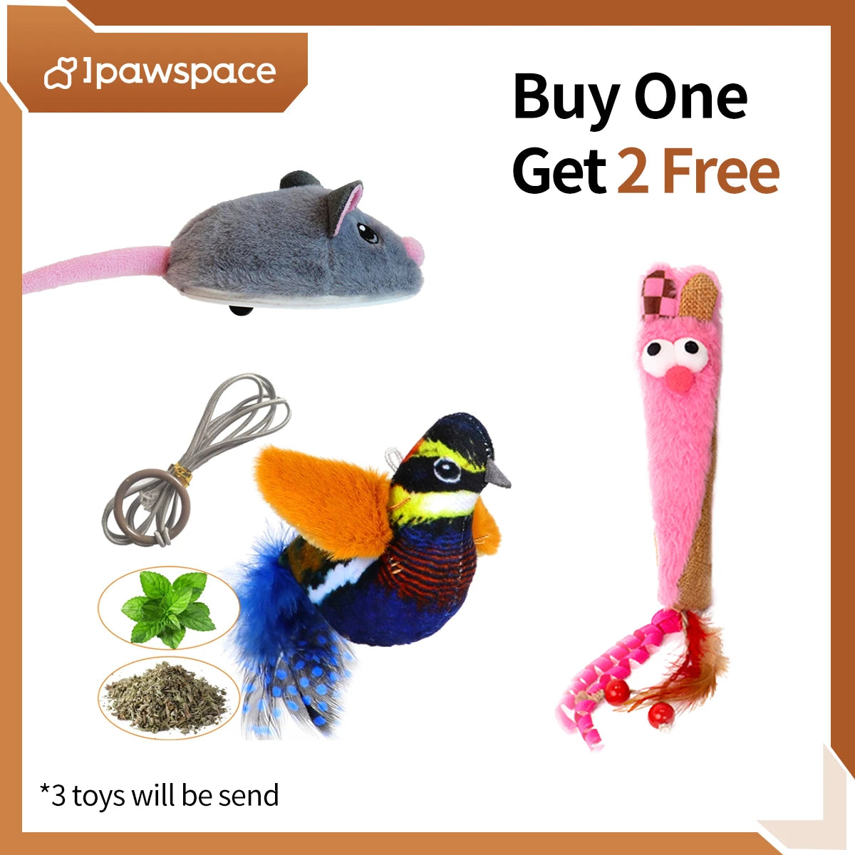 Giocattoli per gatti con topo interattivo elettrico