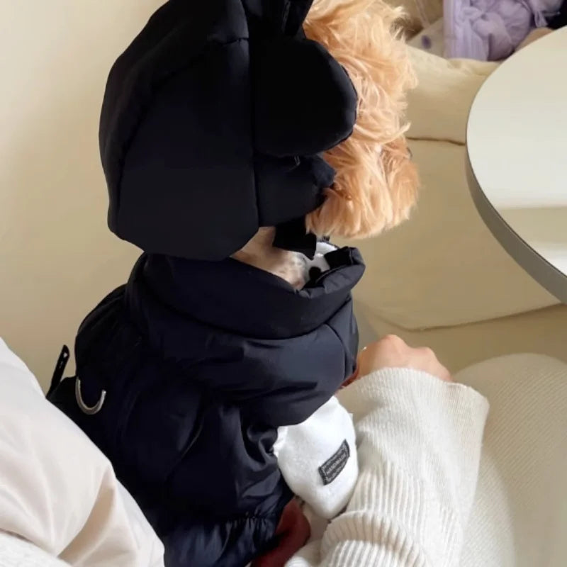 Cappotto invernale imbottito per cani