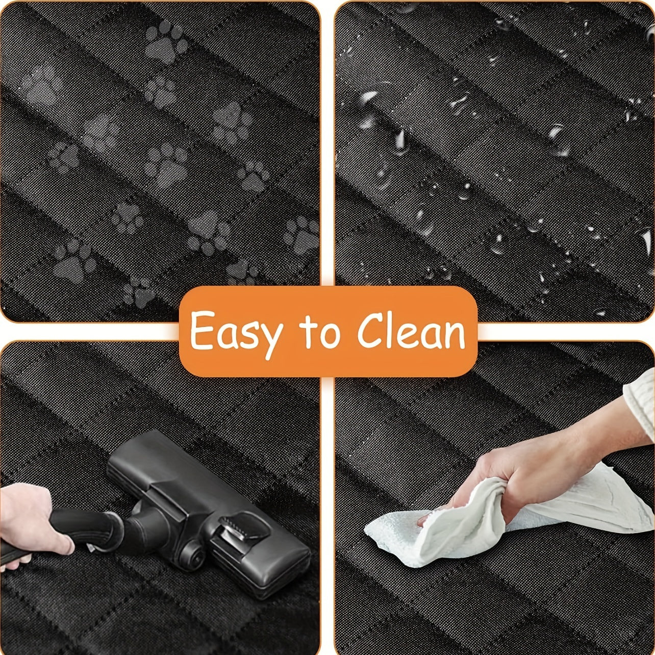 Rivestimento resistente per bagagliaio per cani, coprisedile per animali domestici a 3 strati, antiscivolo