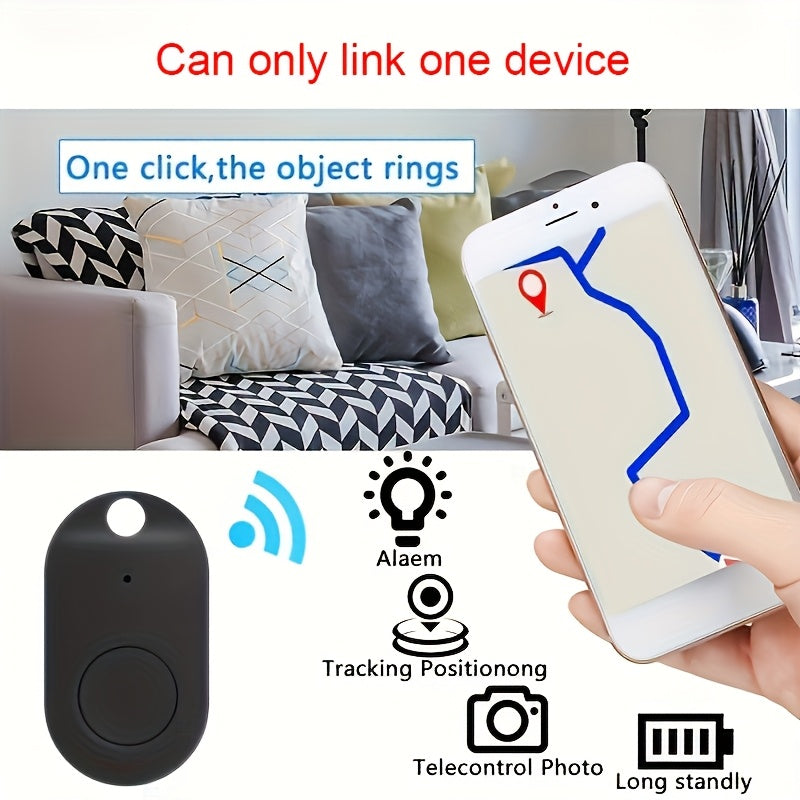 Localizzatore wireless con allarme per animali domestici - batteria a bottone non ricaricabile inclusa